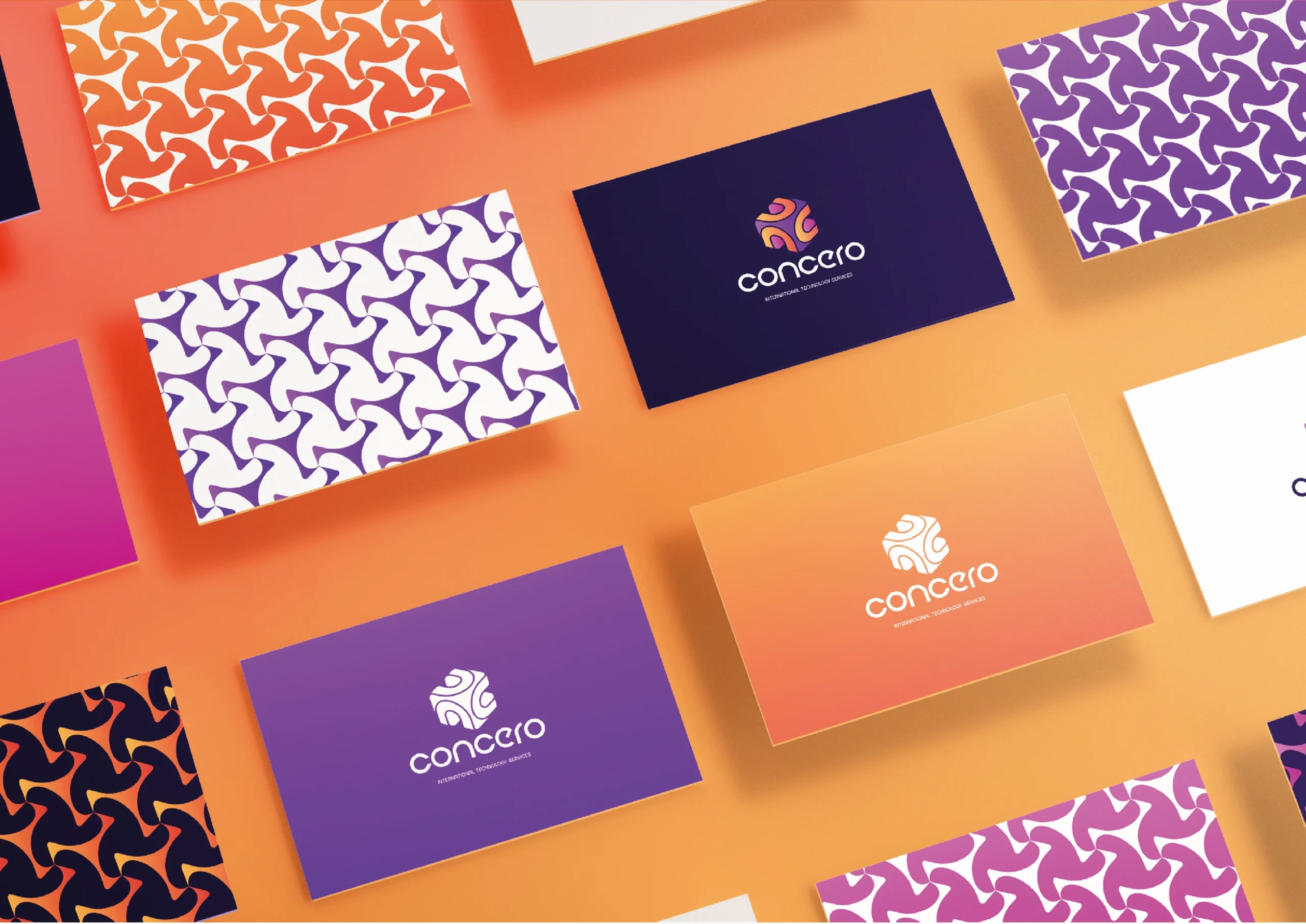 Buisness Card branding variations for Concero International